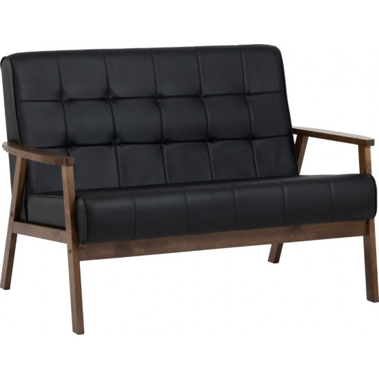 HIRRUS 2 Seater Wooden Sofa