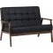 HIRRUS 2 Seater Wooden Sofa