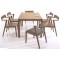 ROCCO Dining Chair (Cushion & Wooden Seat)
