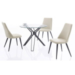 AVA Glass Top Table