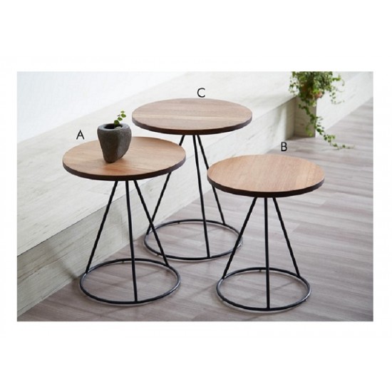 TERRA Nesting Table (Round Leg)