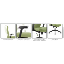 THINK Highback Office Fabric Chair
