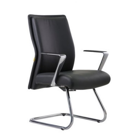 LONG Lowback Office Chair - Cantilever