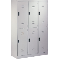 STABILIS Steel Locker with 6 Compartments STABILIS Steel Locker with 6 Compartments