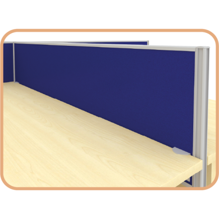 MYND L-Shape Desk Cluster with Mobile Pedestal and Mesh Chairs