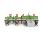  L-Shape and Rectangular Cluster Workstation