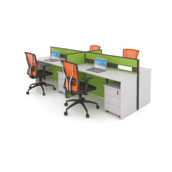  L-Shape and Rectangular Cluster Workstation