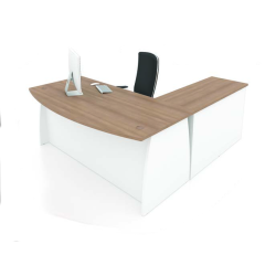 ALMUS Director Table with Side Cabinet ALMUS Director Table with Side Cabinet