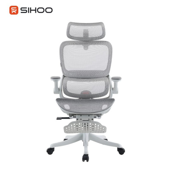 B100-PRO Ergonomic Highback Mesh Chair with Footrest