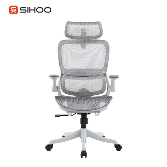 B100-PRO Ergonomic Highback Mesh Chair with Footrest