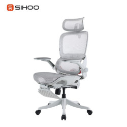 B100-PRO Ergonomic Highback Mesh Chair with Footrest