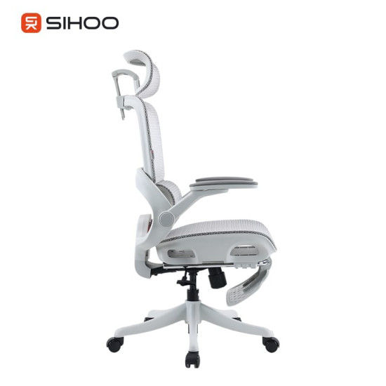 B100-PRO Ergonomic Highback Mesh Chair with Footrest