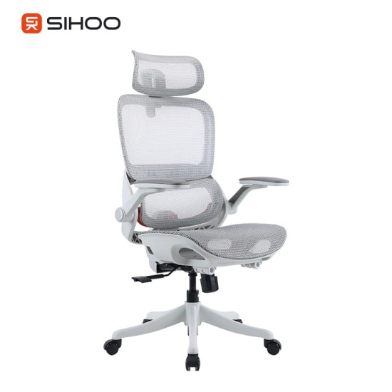 B100-PRO Ergonomic Highback Mesh Chair with Footrest