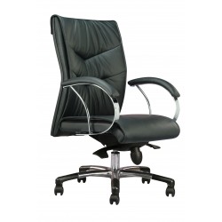 ATLANTA Leather Series A - Lowback Arm Chair