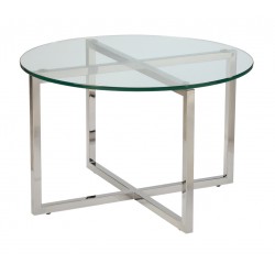 Tempered Clear Glass Coffee Table - GCT-H75