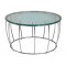 Tempered Clear Glass Coffee Table - GCT-I90