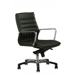 DIVA Leather Series F - Lowback Arm Chair