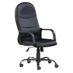 Vista - 51L - Highback Arm Chair with Steel Chrome Base