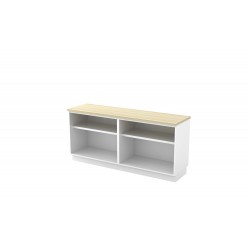 DUAL OPEN SHELF LOW CABINET DUAL OPEN SHELF LOW CABINET