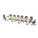 O Series Boat-shape Conference Table