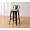 TOLIX Wooden Low Back Bar Chair (R)