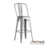 TOLIX High Back Bar Chair (R)