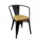 TOLIX Wooden Armchair (R)
