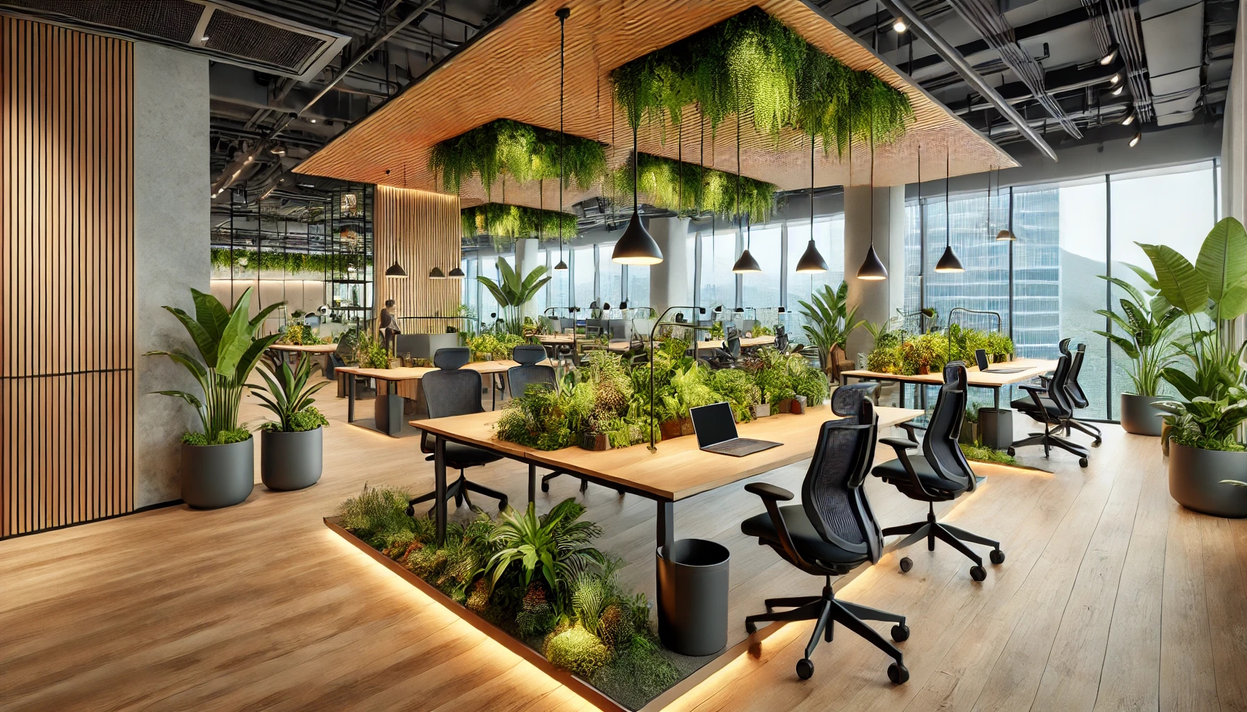 Biophilic Office Design Example